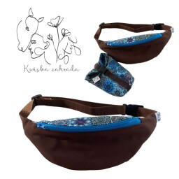 Ledvinka hnědo-tyrkysová mandala